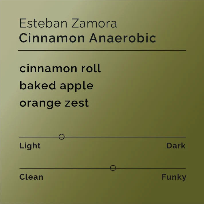 Esteban Zamora – Cinnamon Anaerobic packaging
